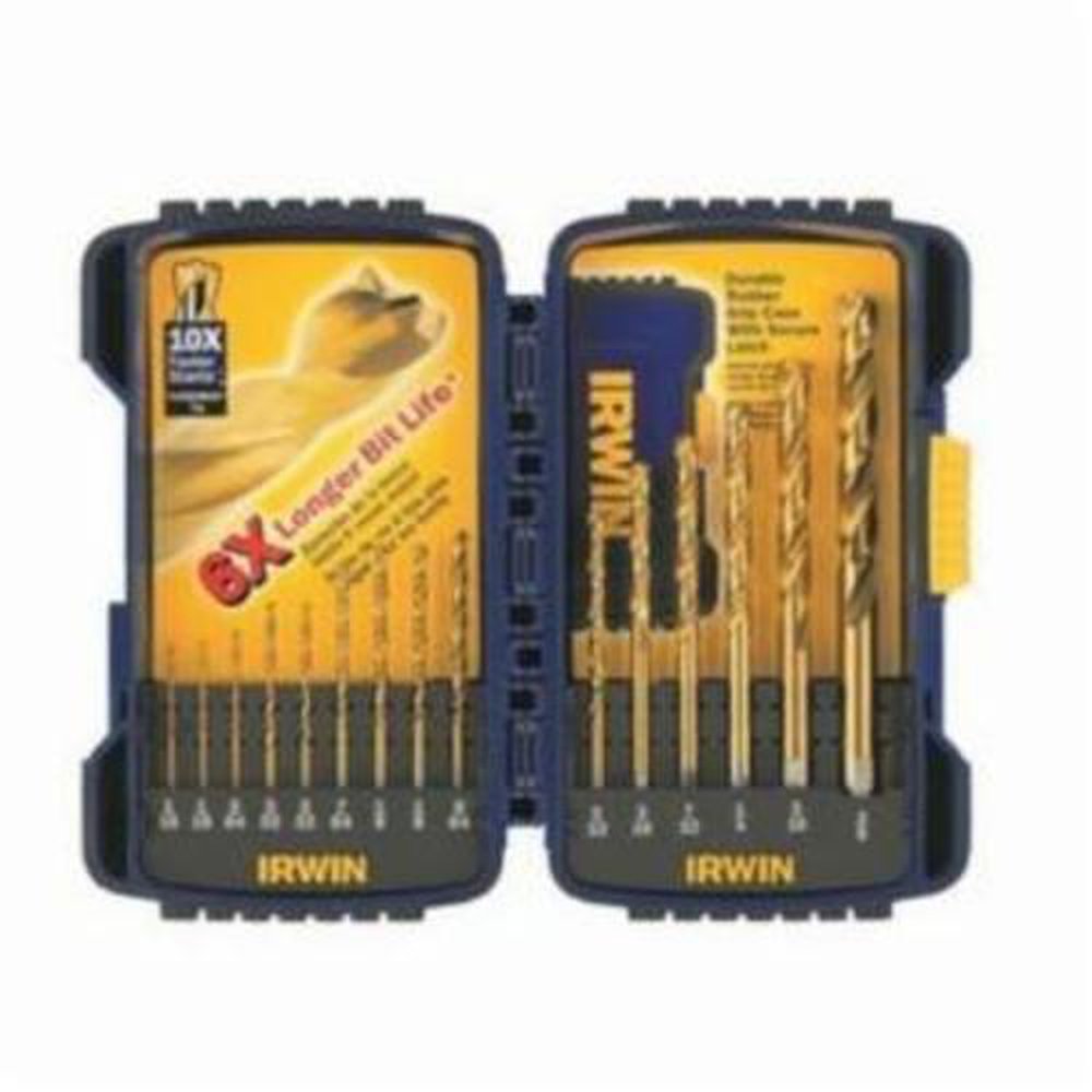 3018009 IRWIN DRILL BIT 15 PC. TIN