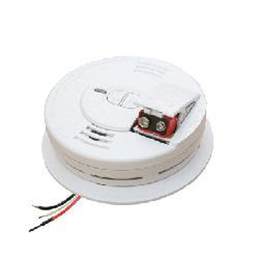 21006376 (I12060) FIREX 120V SMOKE DETECTOR W/9V BATTERY DOOR & HUSH ZZZZ