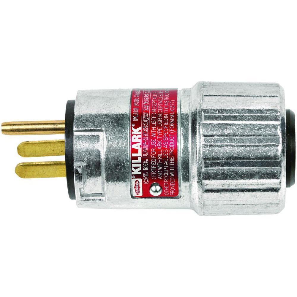 UGP-15232QW KILLARK 15A PLUG 6-15P