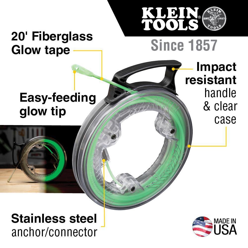 50550 KLEIN GLOW FISH TAPE 20-FOOT