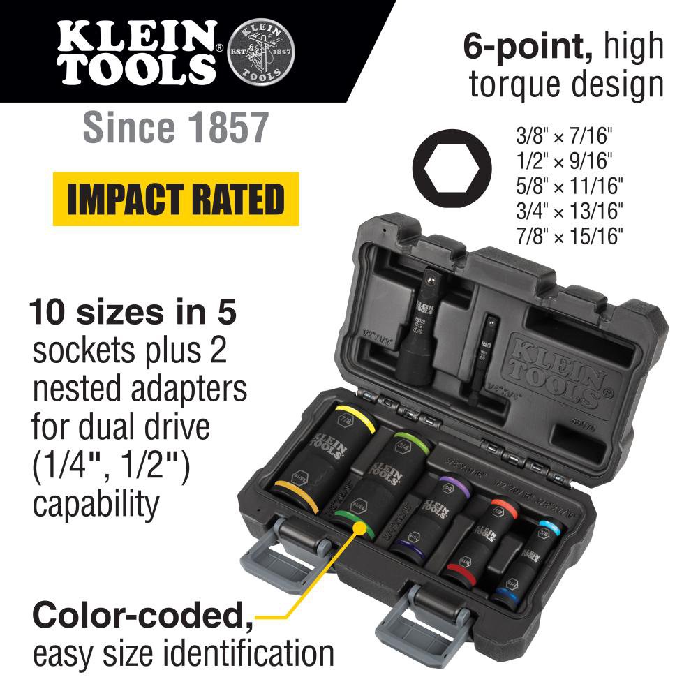 66070 KLEIN FLIP IMPACT SOCKET SET