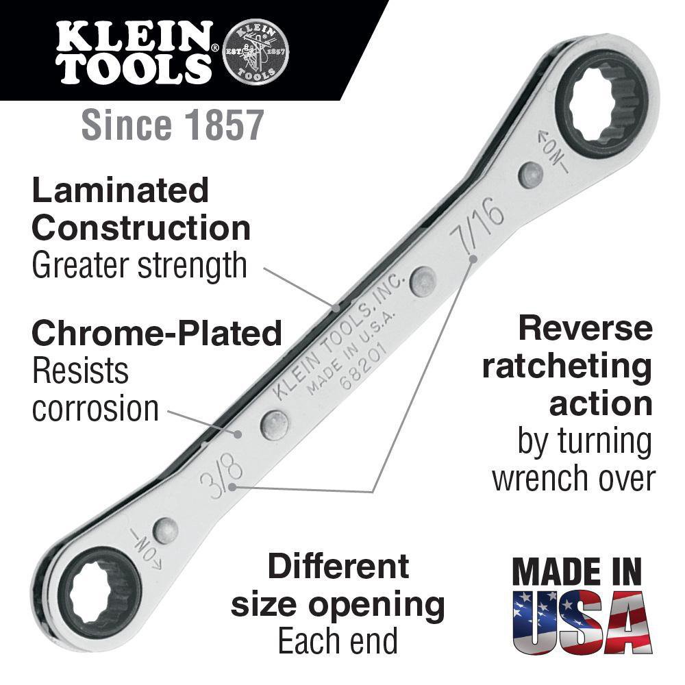 68202 KLE 1/2X9/16 BOXEND RATCHET