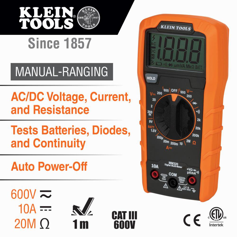 MM320KIT KLEIN MULTIMETER