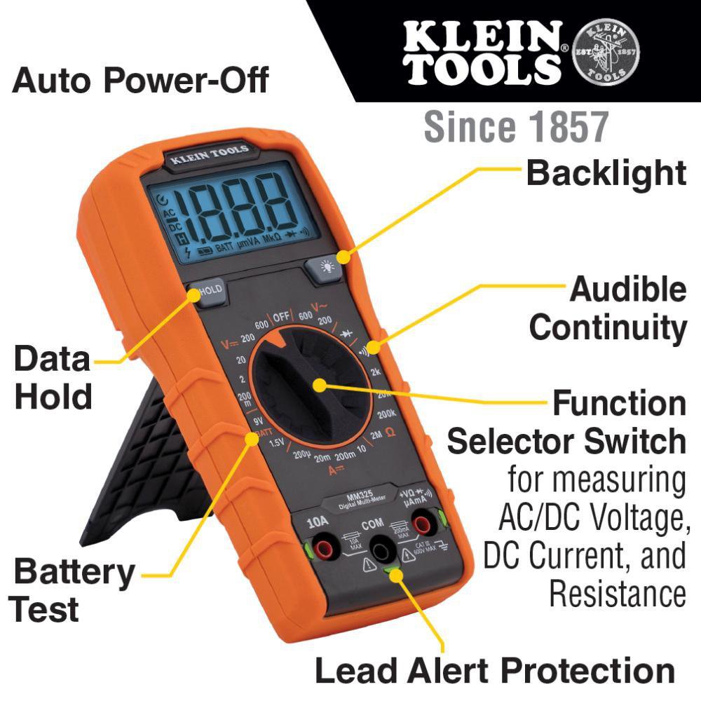 MM325 KLEIN DIGITAL MULTIMETER