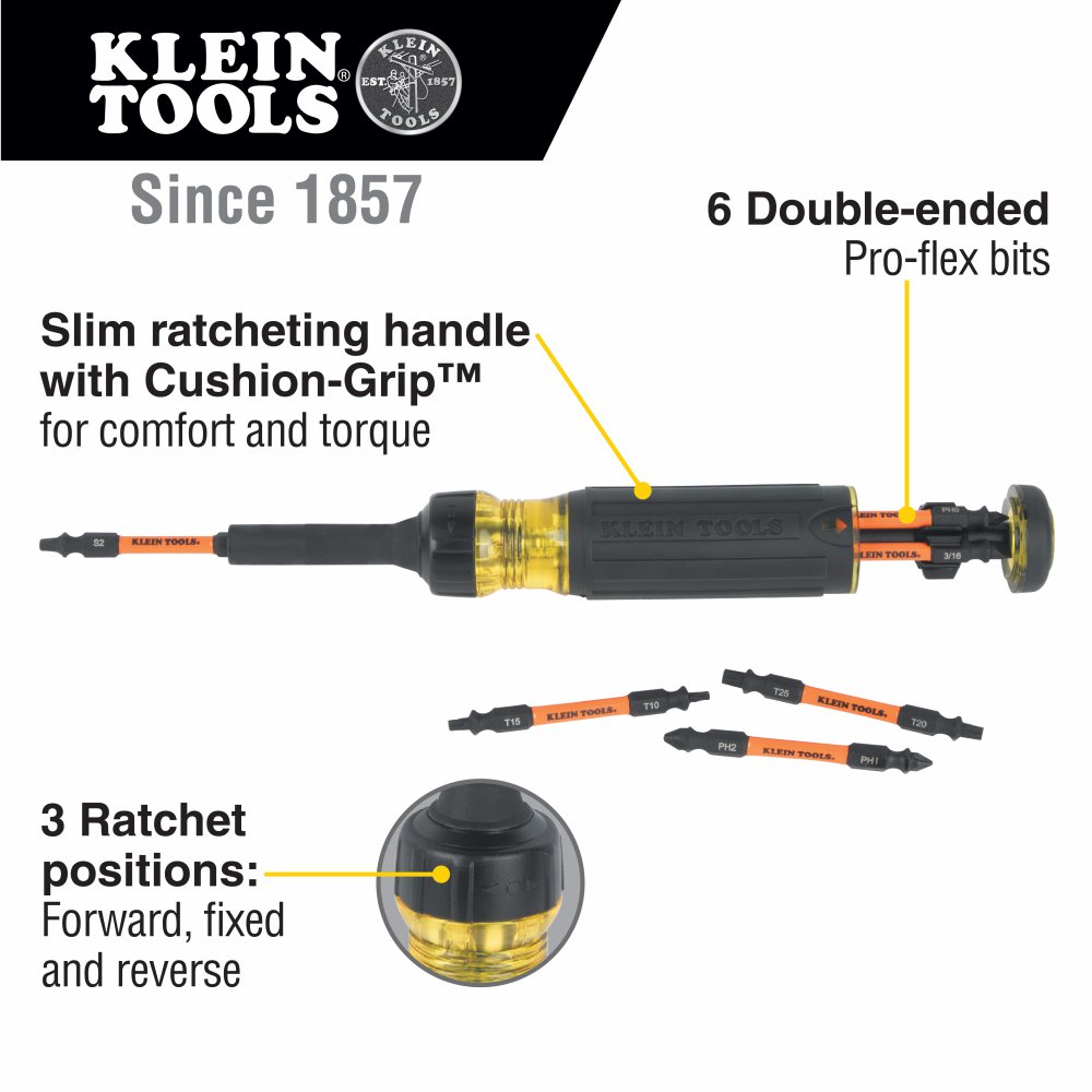 32313HD KLEIN 13-IN-1 RATCHETING