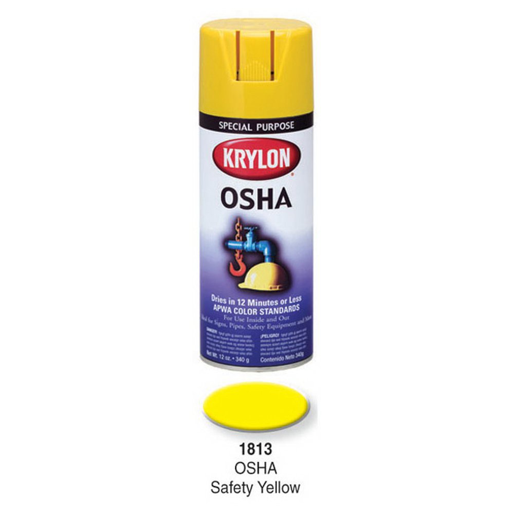 K1813 KRY OSHA SAFETY YELLOW SPRAY