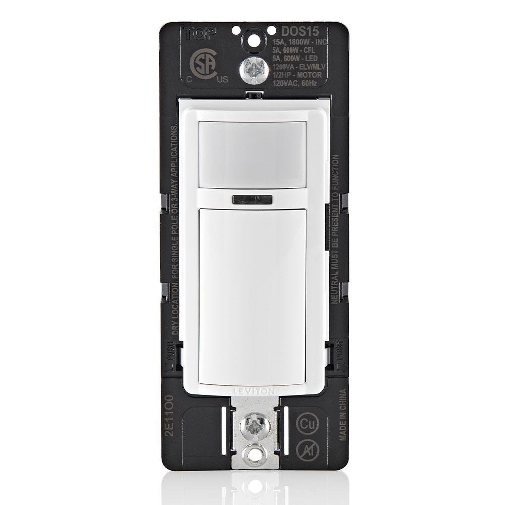 DOS15-1LZ LEVITON WH/IV/LA OCC
