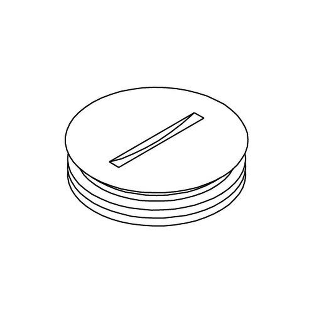 825A-1 WAL BRASS ABANDN PLUG 1^ 800