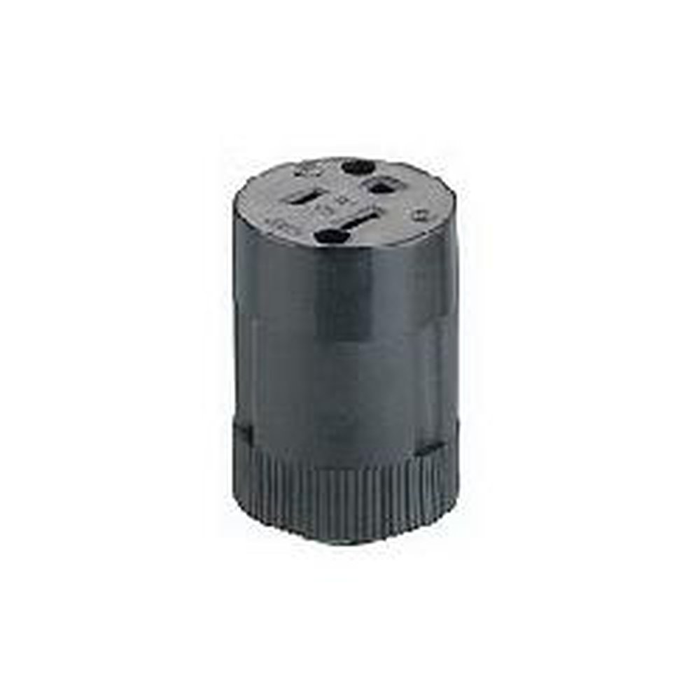 114 LEV 15A/125V 2P/3W RUBBER CONN