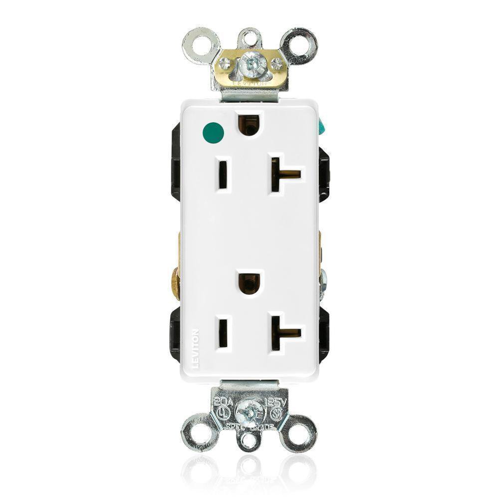 16362-HGW LEVITON DECORA HG RECEPT 07847781877