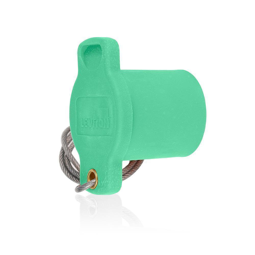 16P22-UG LEVITON 16 SERIES FEMALE CAP GREEN 07847772144