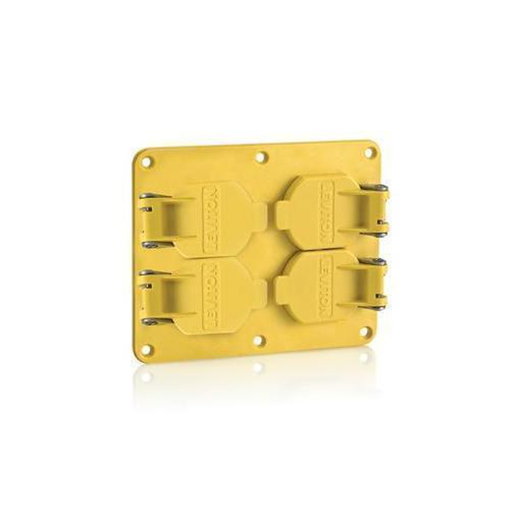 3260W-Y LEVITON 2G 2DUPLEX FLIP