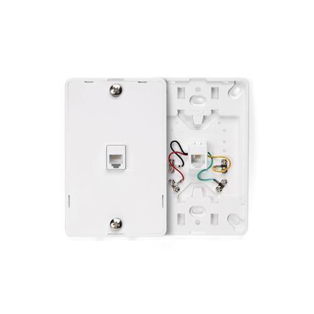 40214W LEV PHONE WALL MOUNT W/PLATE