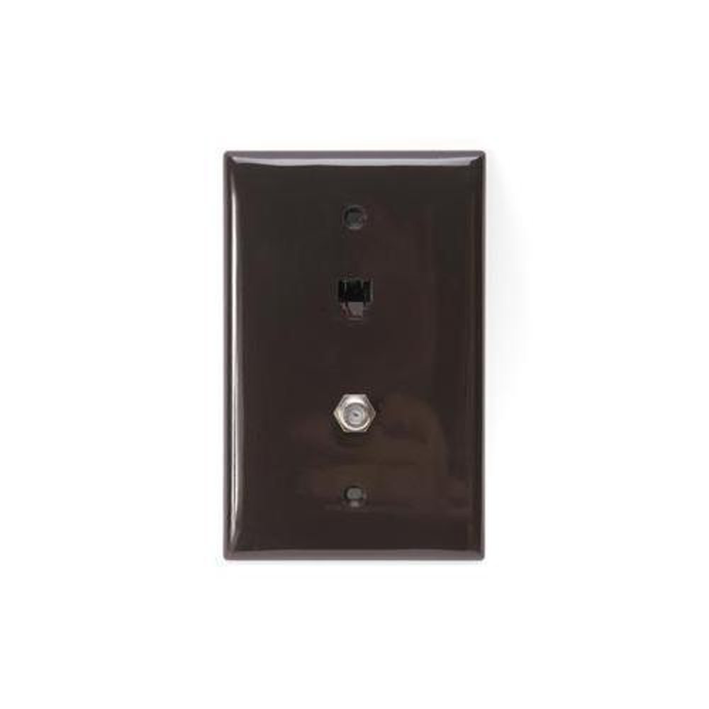 40539-CMB LEVITON W/PLT 6P4C FCON