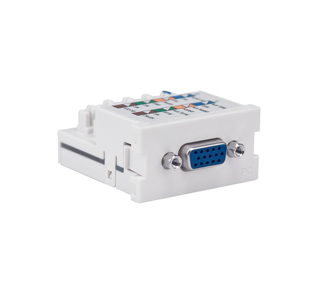 41295-VPW LEVITON MOS VGA PC WH