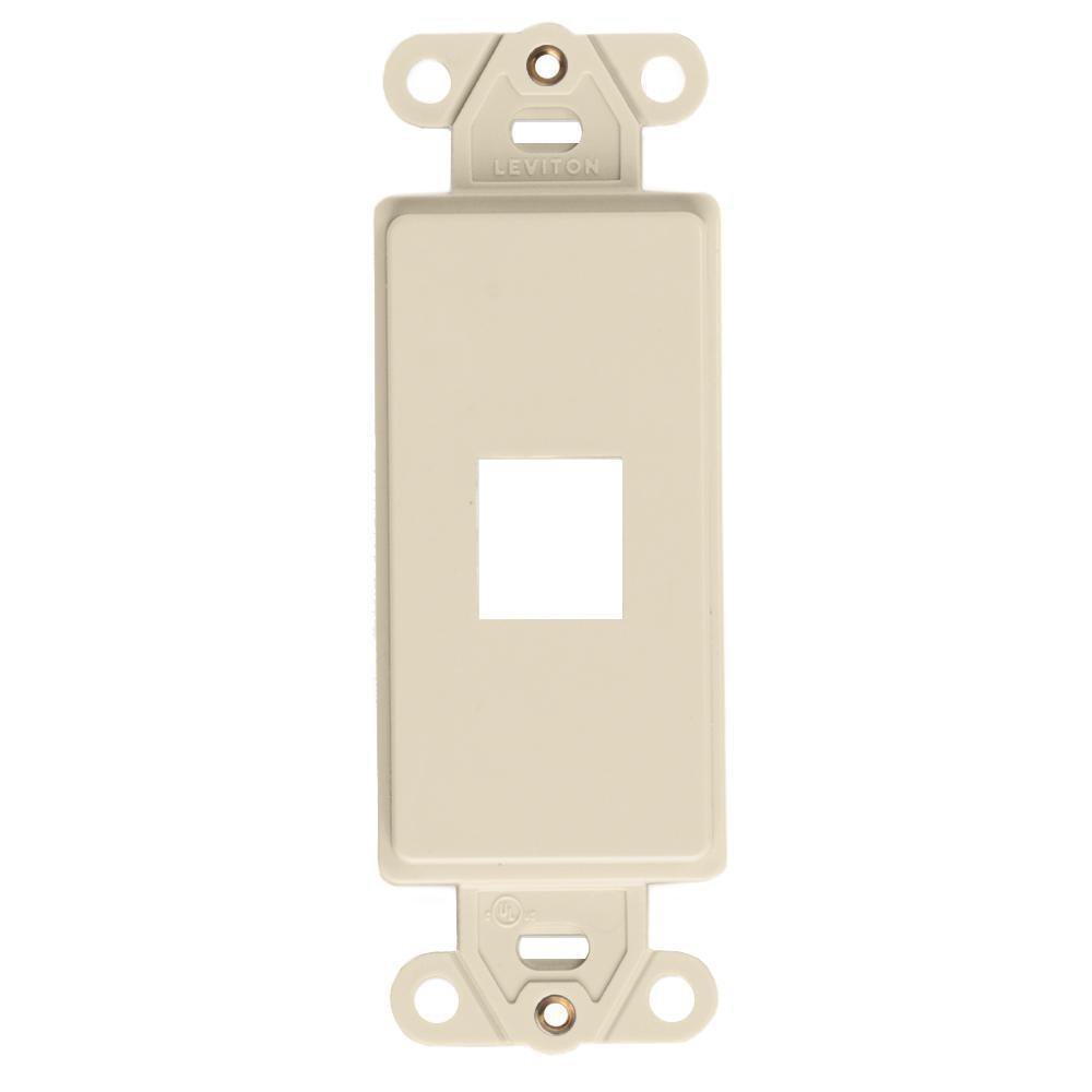41641-I LEVITON INSERT W/PLT 1-PORT