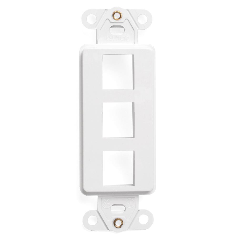 41643-W LEV 3-PORT DECORA INSERT -