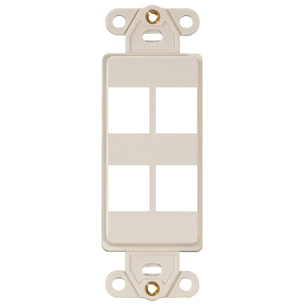 41644-T LEV 4-PORT DECORA INSERT -