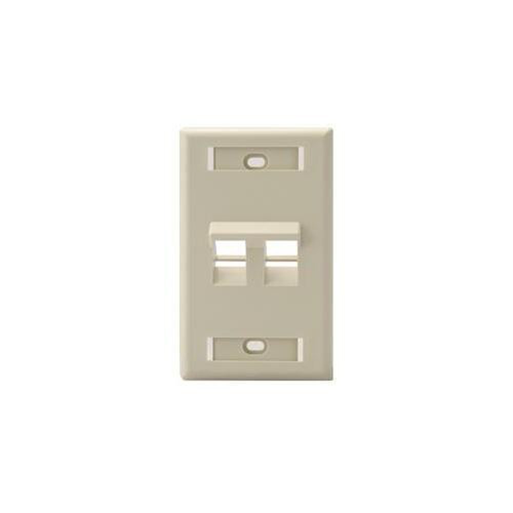 42081-2IS LEVITON W/PLT ANG 2-PT SG