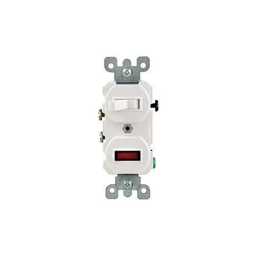 5246-I LEVITON COMBO 3W & PILOT