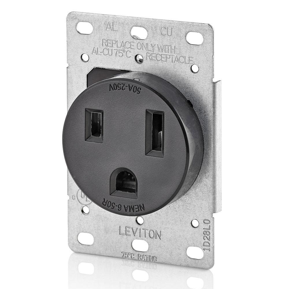5374-S00 LEVITON FLUSH RECEPT