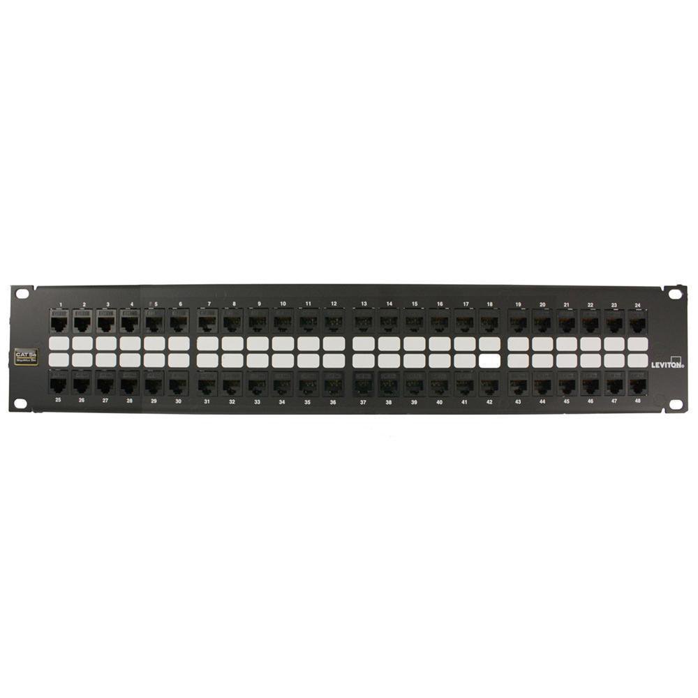 5G270-U48 LEVITON PPANEL 48-PT CAT5E LOAD 07847720889