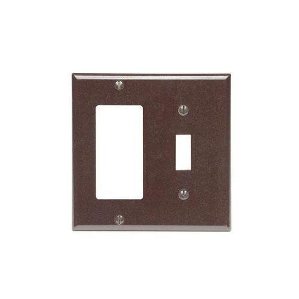 80405 LEV 2G COMB PLATE W/1-DECORA