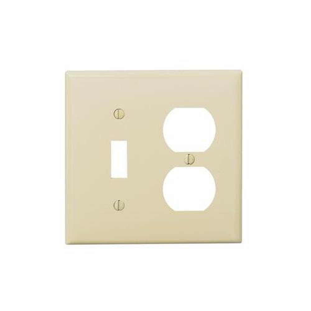 80705-I LEV 2G NYLON COMB PLATE W/1