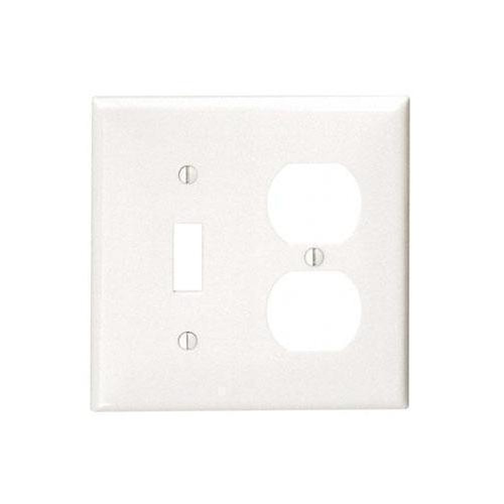 80705-W LEV 2G NYLON COMB PLATE W/1