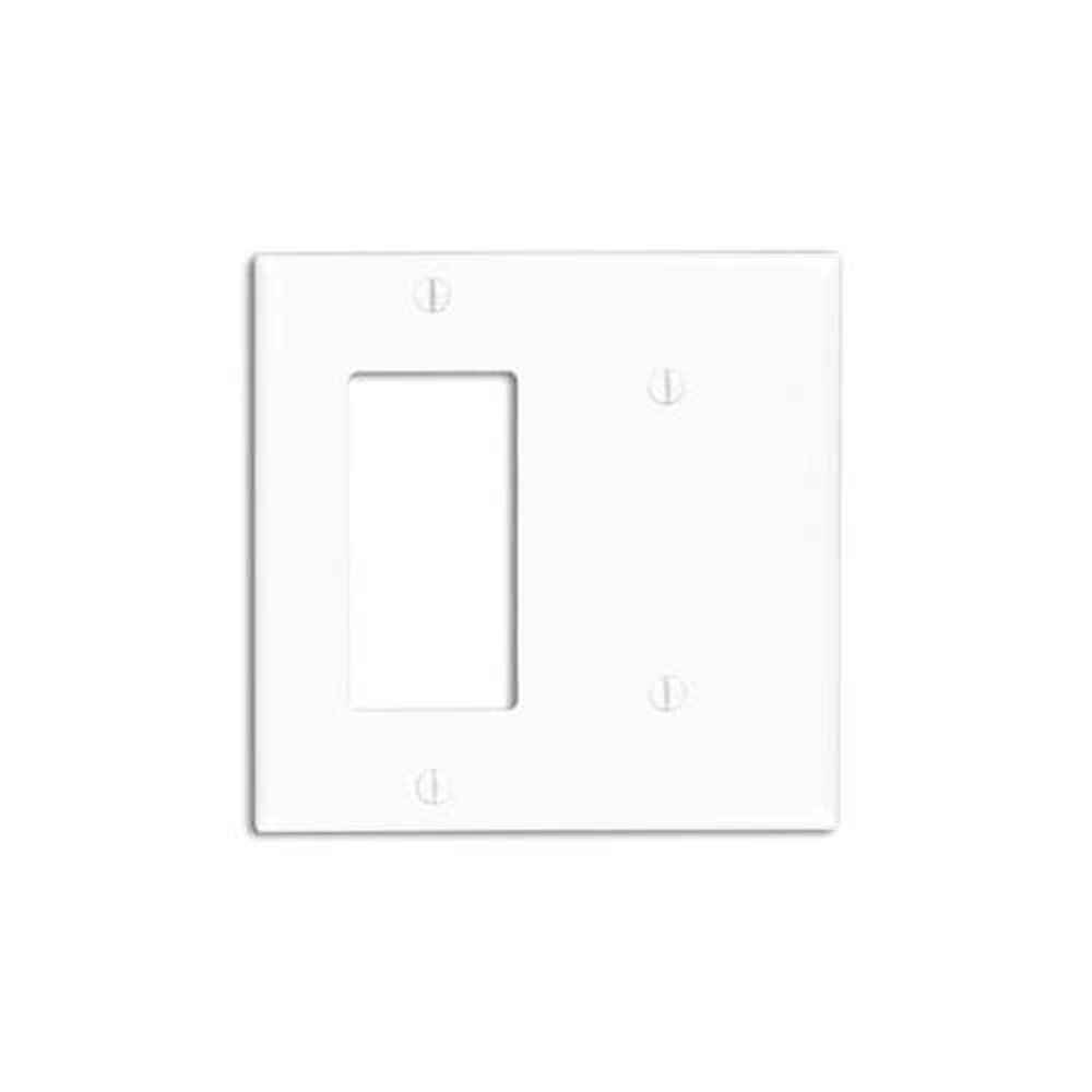 80708-W LEV 2G NYLON COMB PLATE W/1
