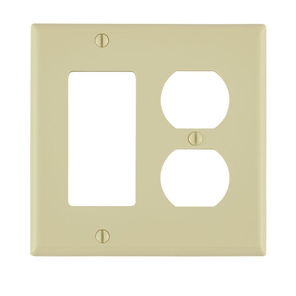80746I LEV 2G IVORY 1DUPLEX/1GFI