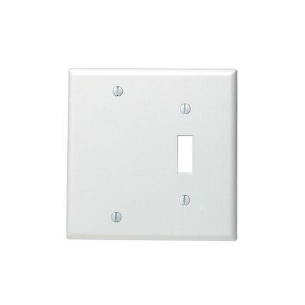 84006-40 LEV 2G PLATE W/1 TOGGLE &