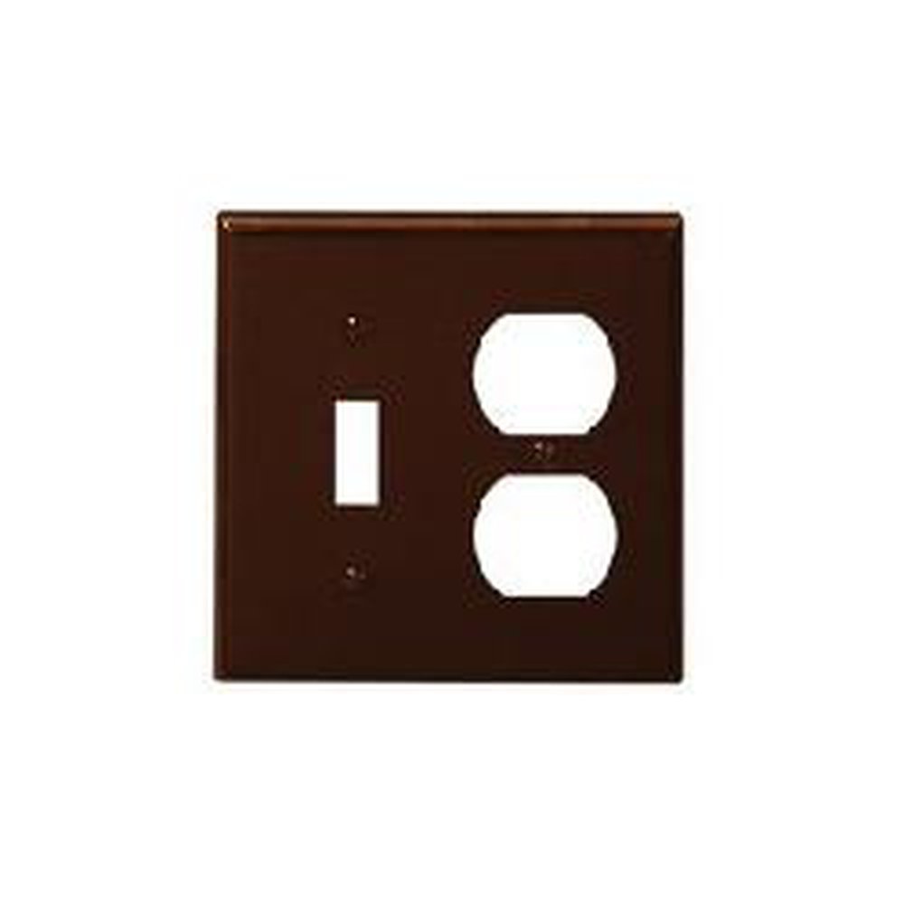 85005 LEV 2G COMB PLATE W/ 1 TOGGLE