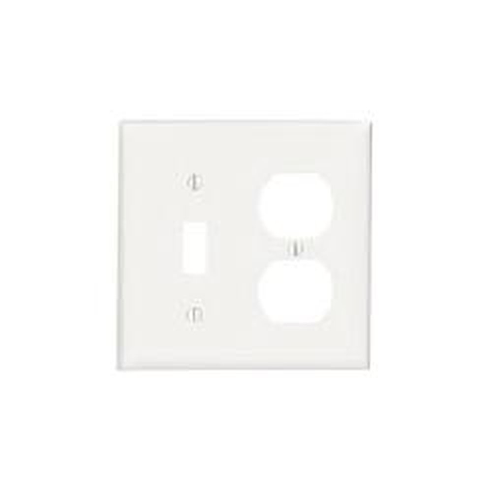88005 LEV 2G COMB PLATE W/1 TOGGLE