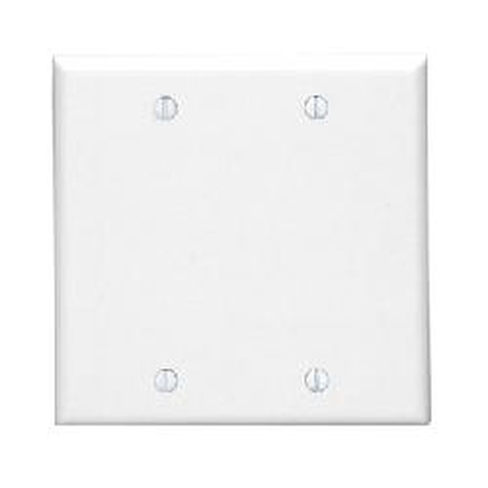 88025 LEV 2G PLATE BLANK WHITE
