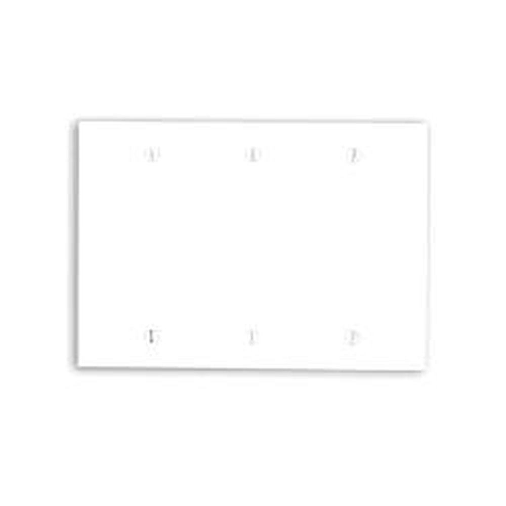 88033 LEV 3G PLATE BLANK WHITE