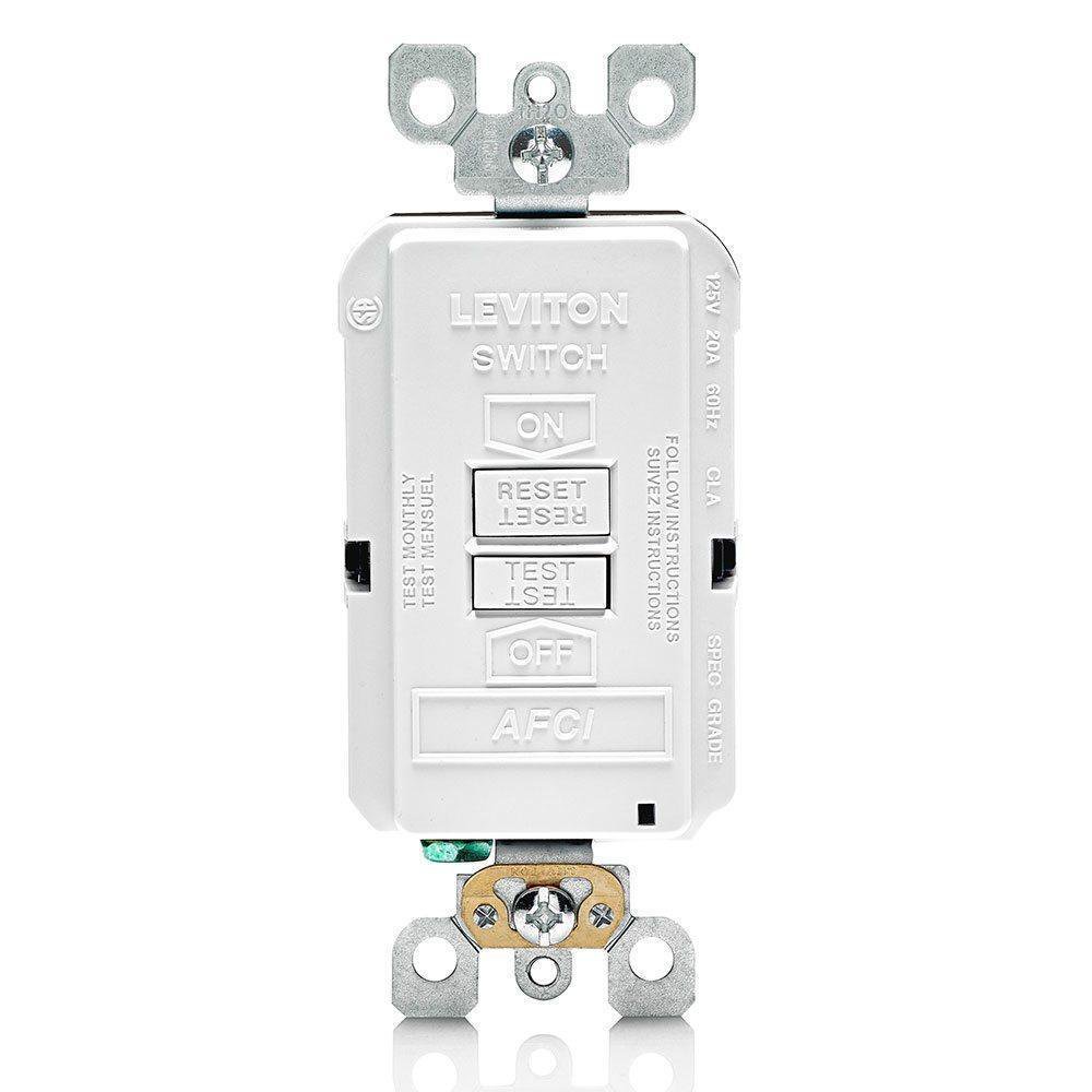AFRBF-W LEVITON BLANK FACE AFCI