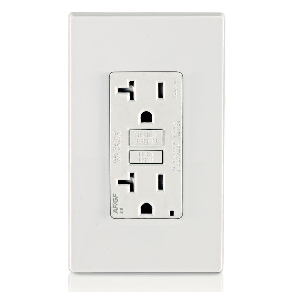 AGTR2-W LEV 20A AFCI/GFCI TAMPER