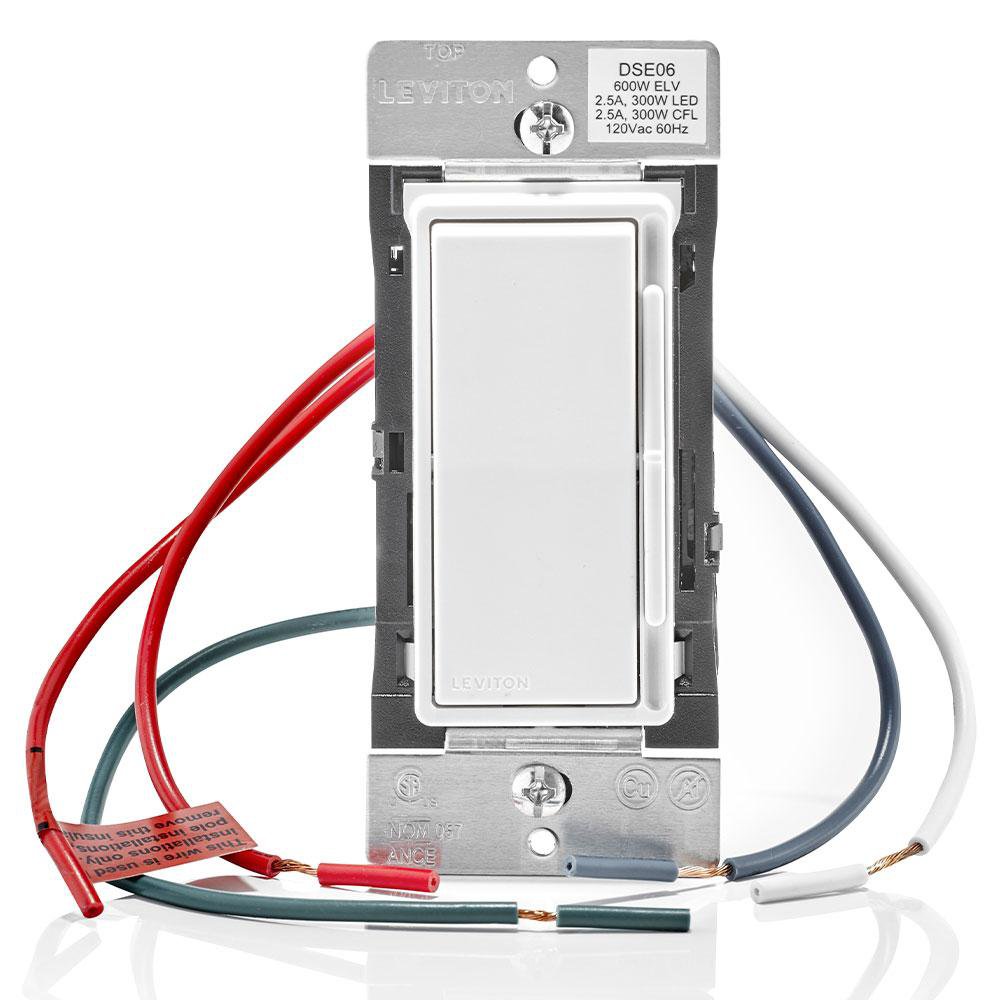 DSE06-10Z LEVITON ROCKER/SLIDE ELV