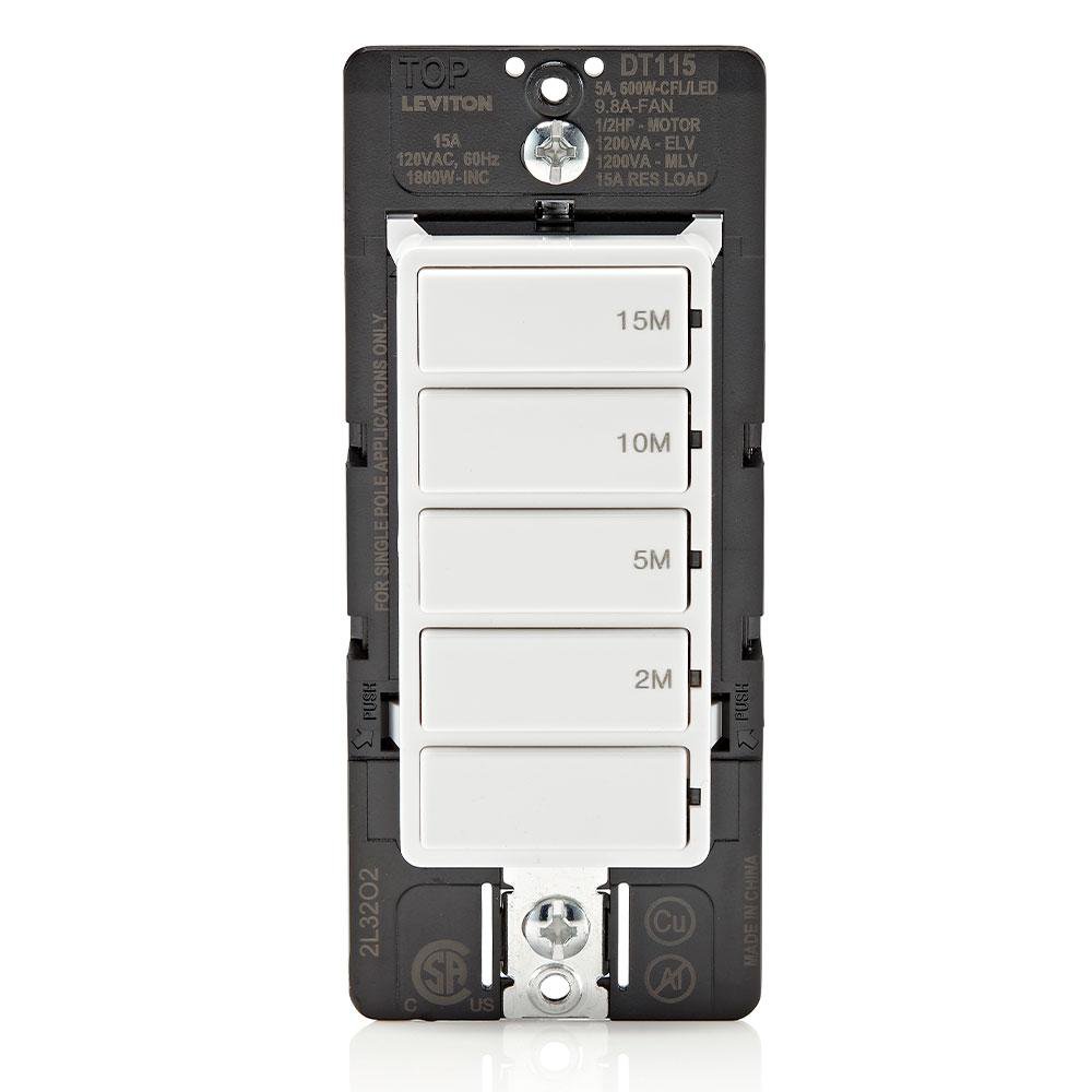 DT115-1LW LEVITON WH 15A SP DEC