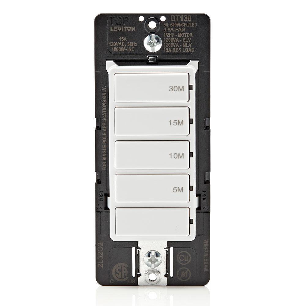 DT130-1LW LEVITON WH 15A SP DEC