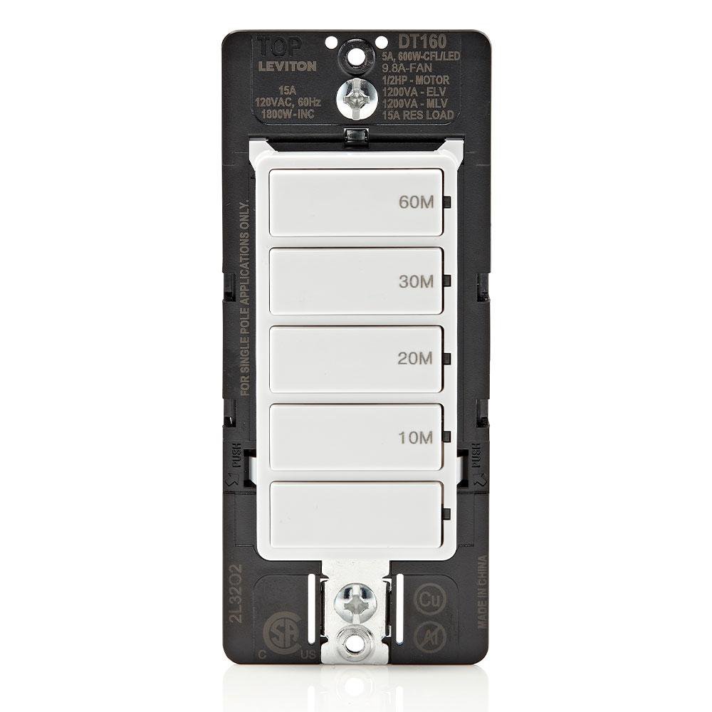 DT160-1LW LEVITON WH 15A SP DEC