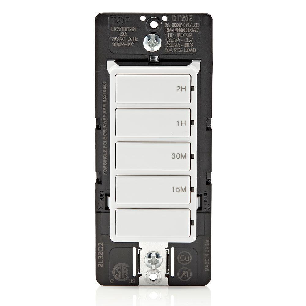 DT202-1LW LEVITON WH 20A SP3W DEC