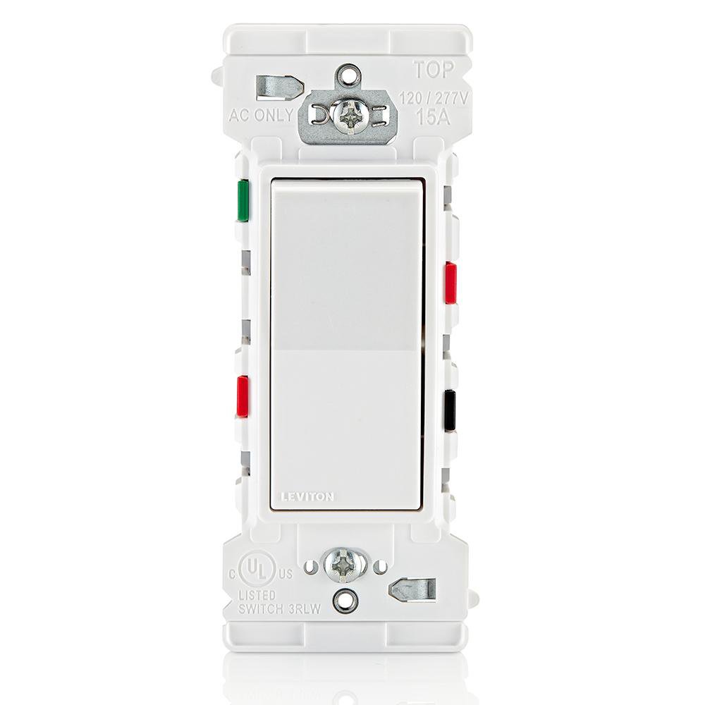 E5603-W LEVITON 15A ROCKER SWITCH