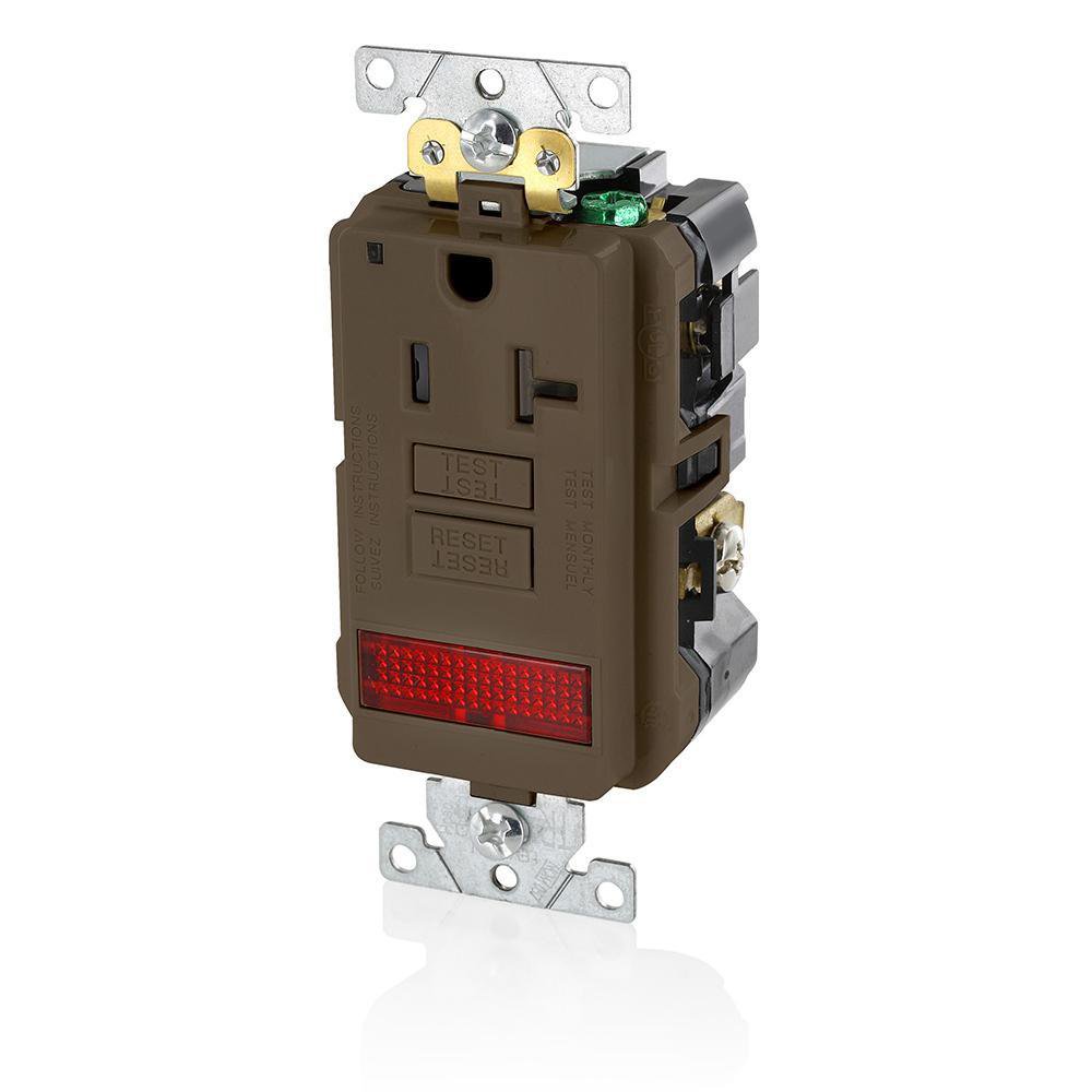 LEVITON GFPL2-PL 20A TR PILOT GFI
