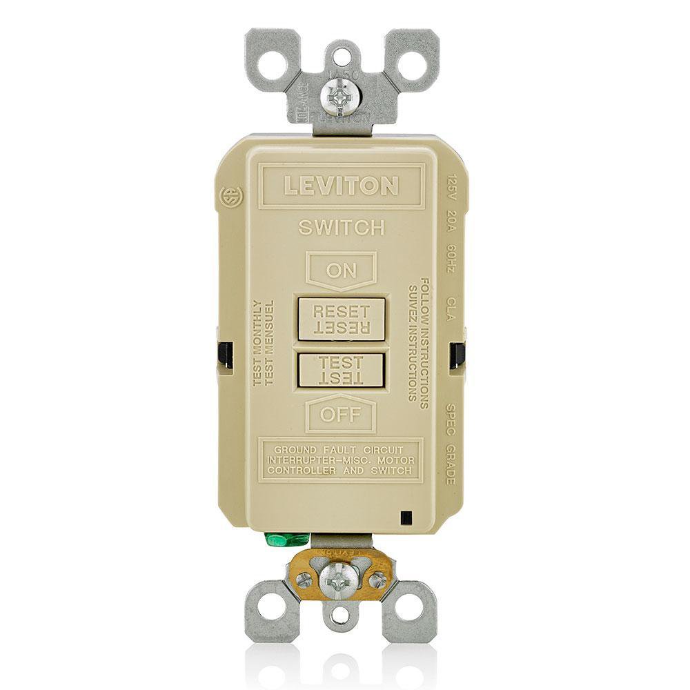 GFRBF-KW LEVITON SLIM BLANK GFCI ST