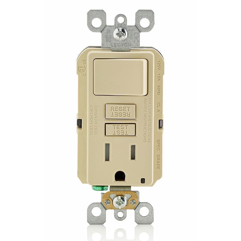 GFSW1-I LEVITON TR GFCI/SWITCH