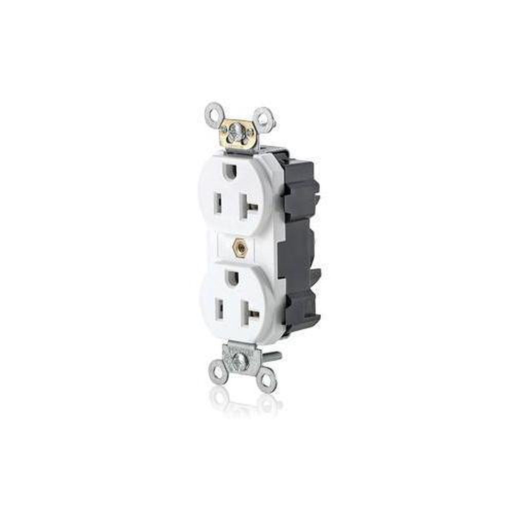 M5362-SW LEVITON LEVLOK 20A COMM DUPLEX