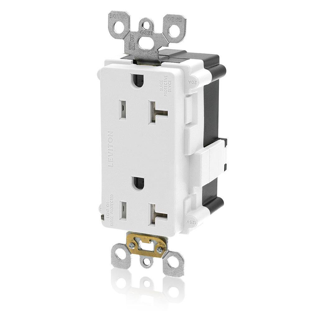 MT538-W LEVITON 5-02R SURGE RECEP