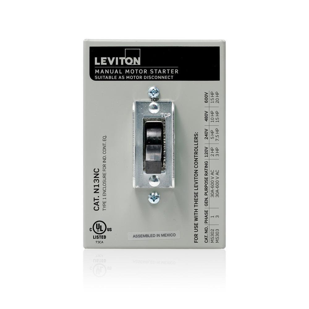 N13NC-DS LEVITON METAL ENCLOSURE